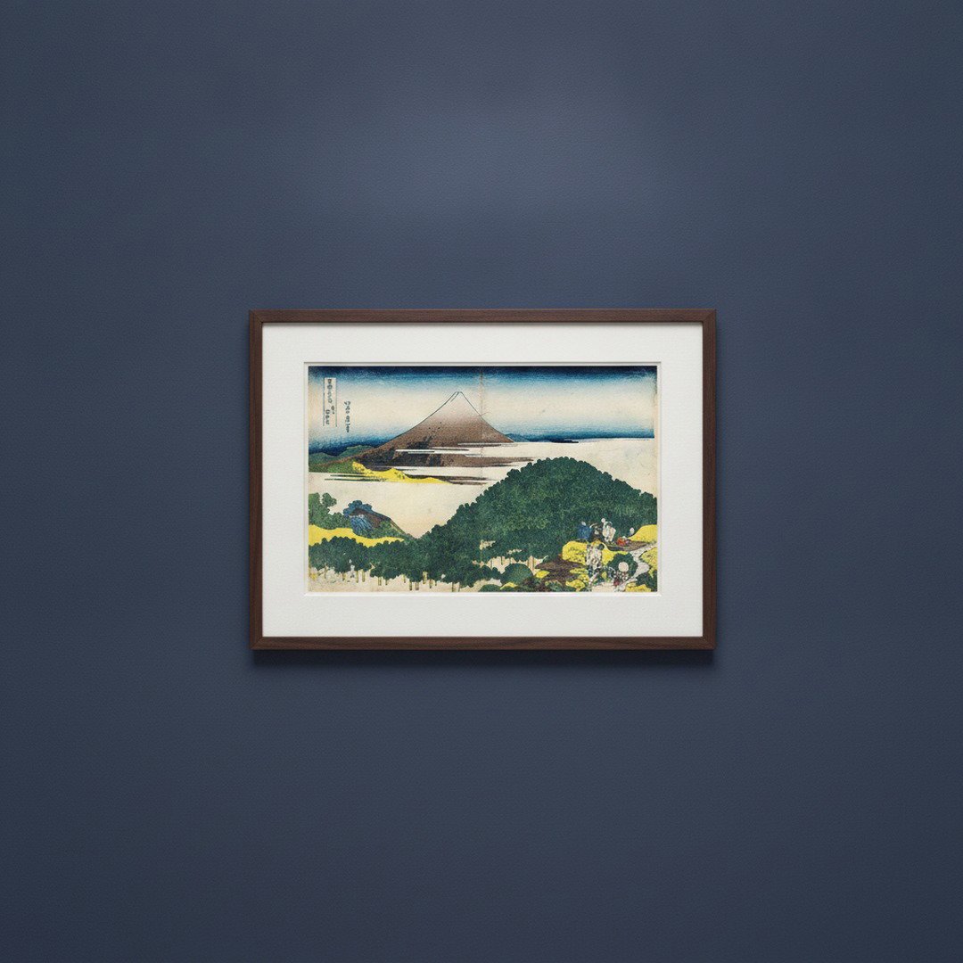 6. Le pin-coussin à Aoyama / Trente-six vues du Mont Fuji