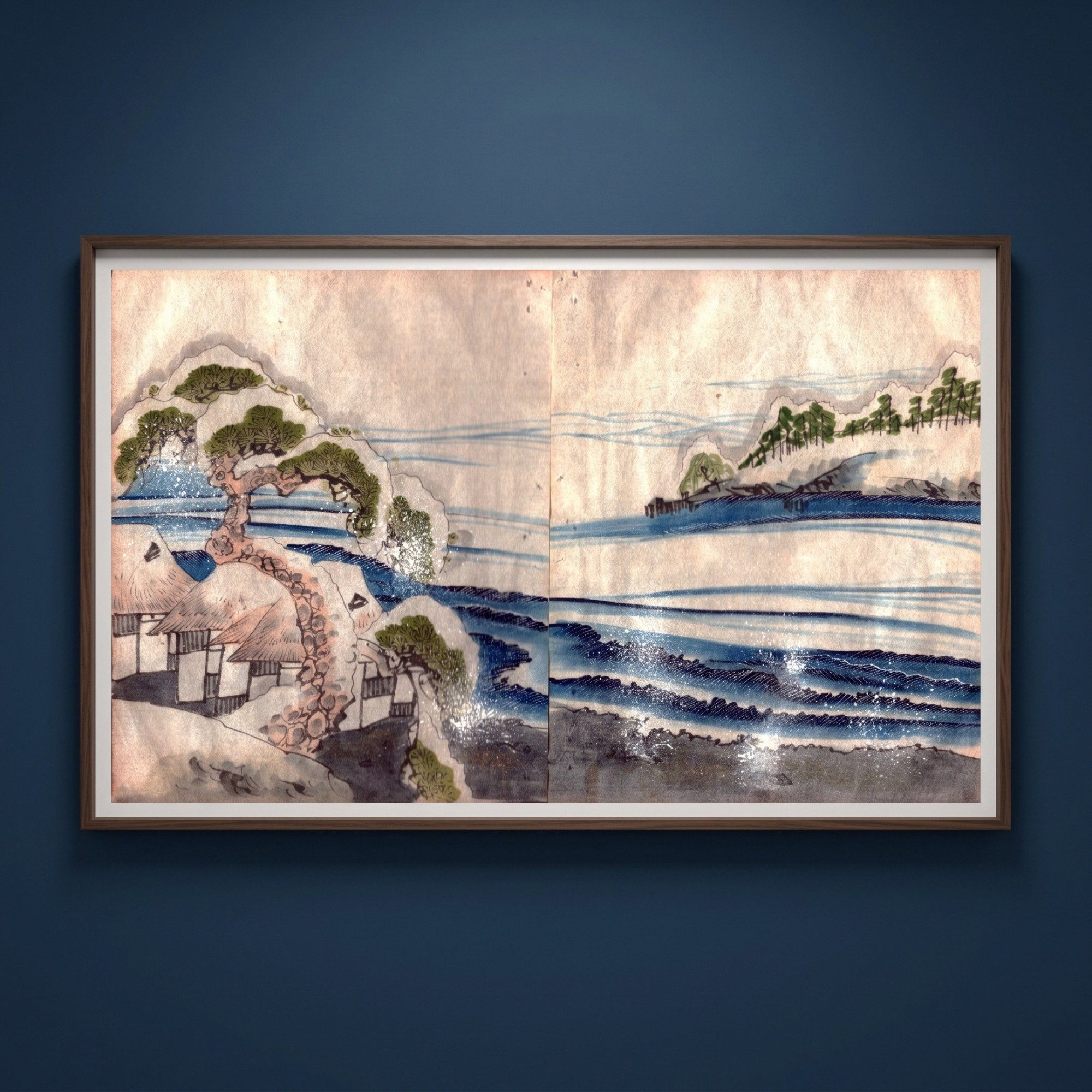 Hishiya Kōzaburō – Paysages et sujets traditionnels (planche 5/13)