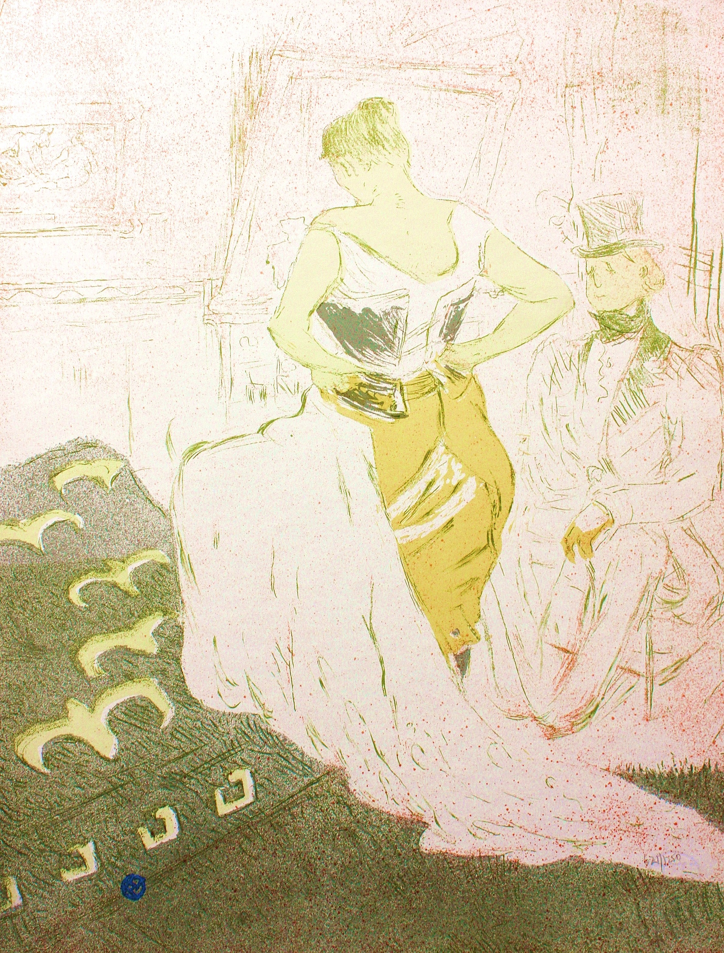 Le gommeux ou Femme au corset