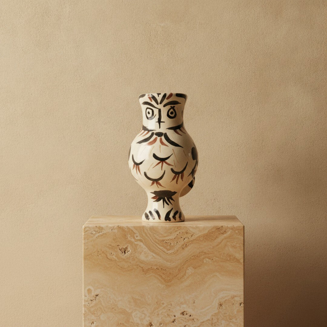 Chouette aux plumes