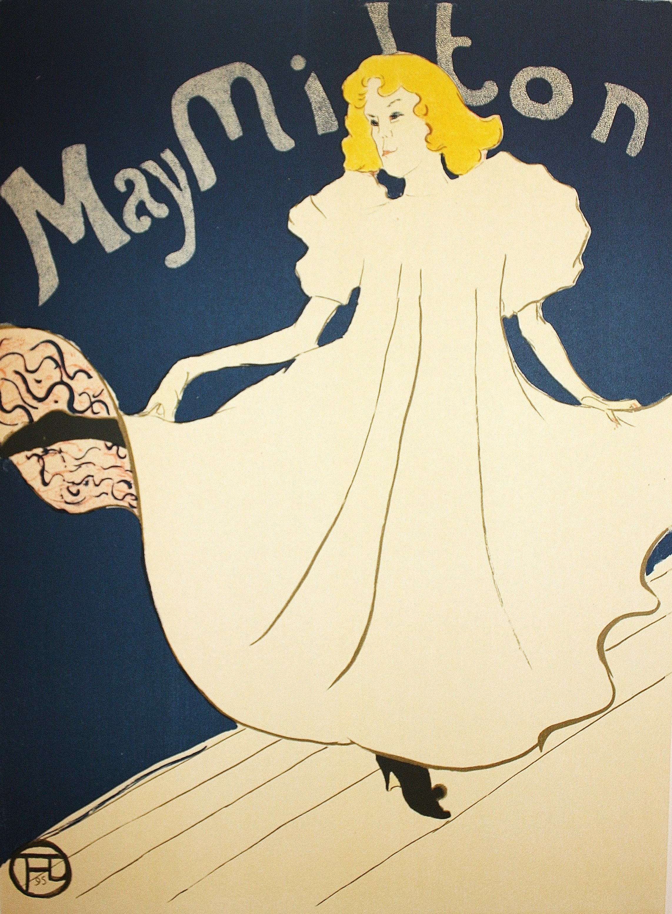 Affiche pour May Milton / Photochromie imprimée en