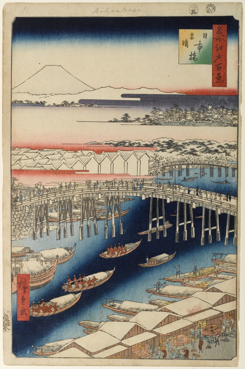 Le Pont de Nihonbashi : éclaircie après la neige