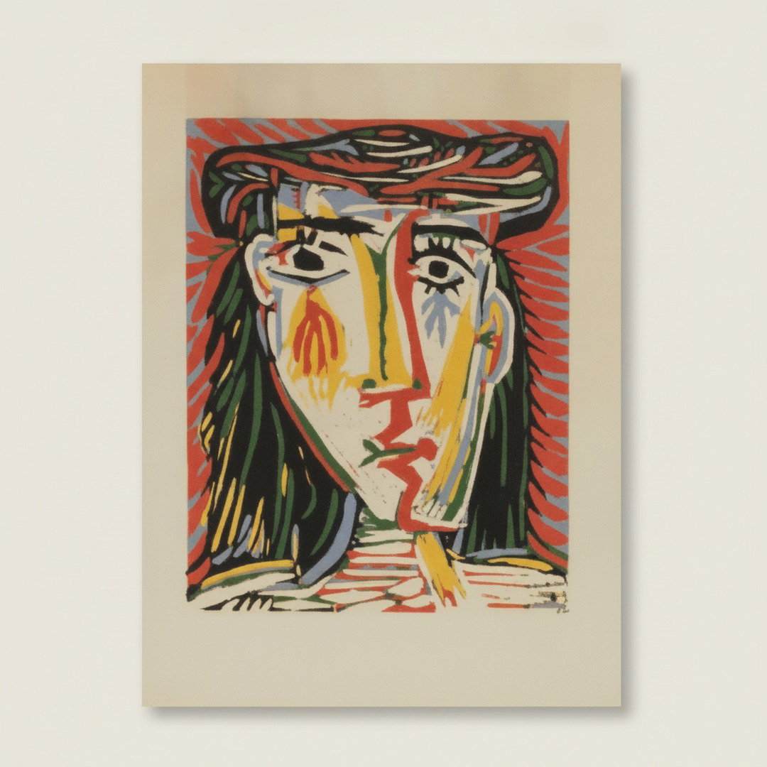 Jacqueline au chapeau de paille, 1962